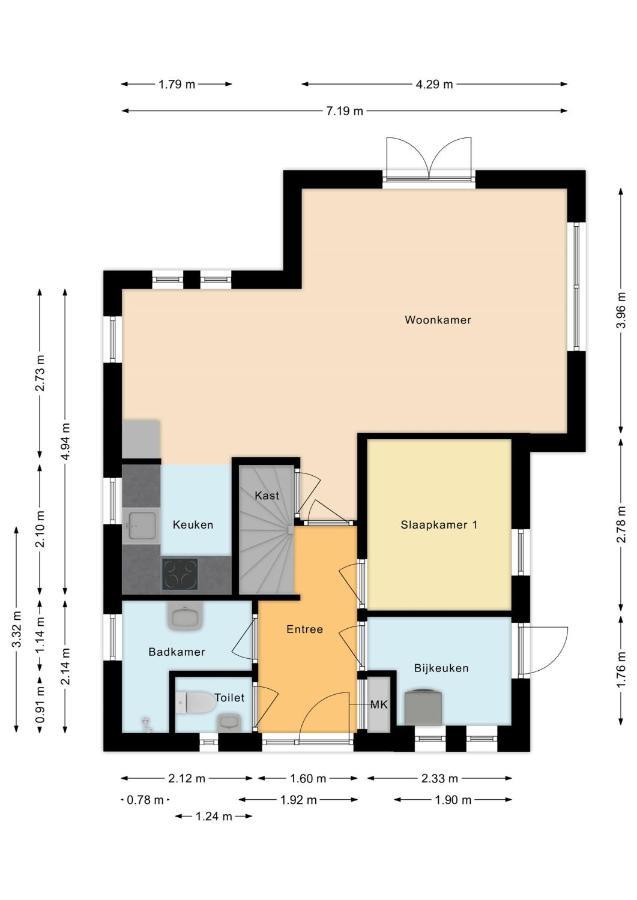 New 3 Bedroom House 7 People Ewijk Extérieur photo